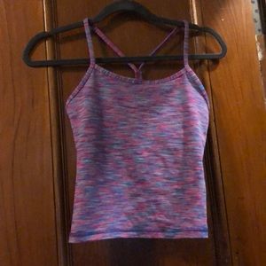 Lululemon racerback cropped tank top